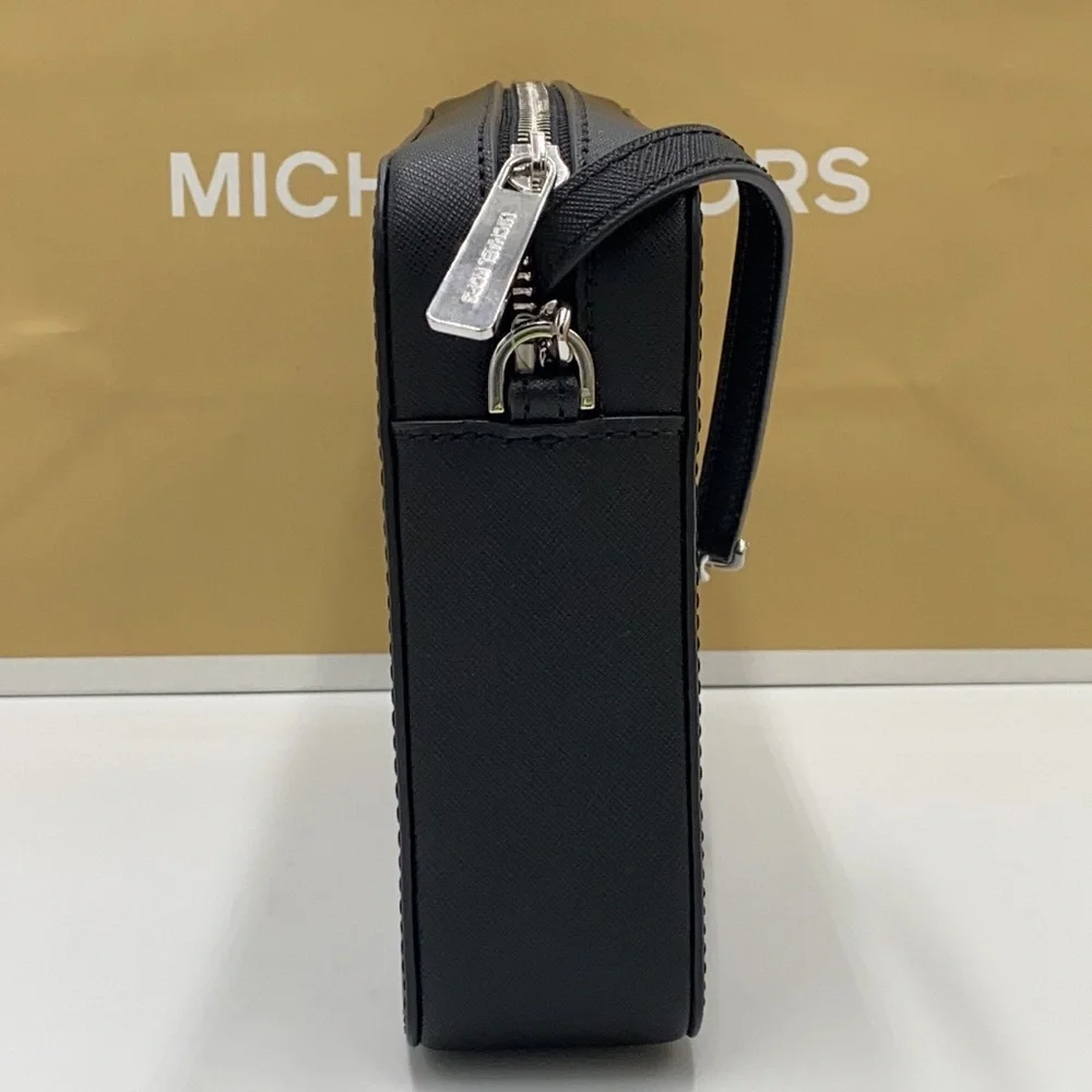 MICHAEL KORS JST LARGE EAST WEST CROSSBODY BLACK - Picture 6 of 13